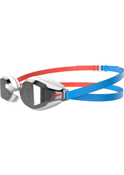 Renkli Aynalı Yarış Gözlüğü, Hızlı ve Konforlu Sportif Gözlük (Kırmızı/ mavi) fiyatları