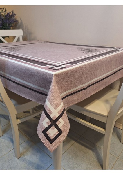 Dora Pano Elyaf Tabanlı Pvc Muşamba - Desenli Silinebilir 120 x 140 Hazır Masa Örtüsü