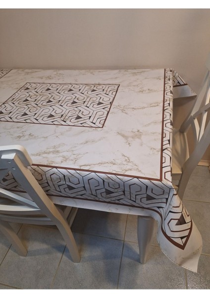 Dora Pano Elyaf Tabanlı Pvc Muşamba - Desenli Silinebilir 120 x 140 Hazır Masa Örtüsü fırsatları