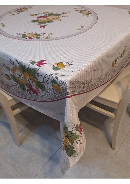 Dora Pano Elyaf Tabanlı Pvc Muşamba - Desenli Silinebilir 140 x 140 Hazır Masa Örtüsü modelleri