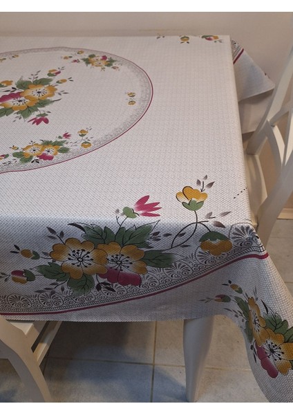 Dora Pano Elyaf Tabanlı Pvc Muşamba - Desenli Silinebilir 140 x 140 Hazır Masa Örtüsü fırsatları