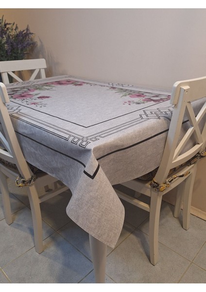 Dora Pano Elyaf Tabanlı Pvc Muşamba - Desenli Silinebilir 120 x 155 Hazır Masa Örtüsü