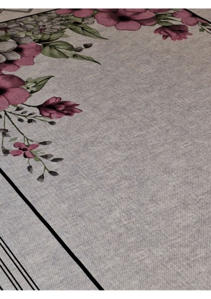 Dora Pano Elyaf Tabanlı Pvc Muşamba - Desenli Silinebilir 120 x 155 Hazır Masa Örtüsü