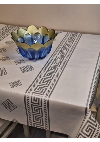 Elyaflı Pvc Muşamba - Desenli Silinebilir Masa Örtüsü fırsatları