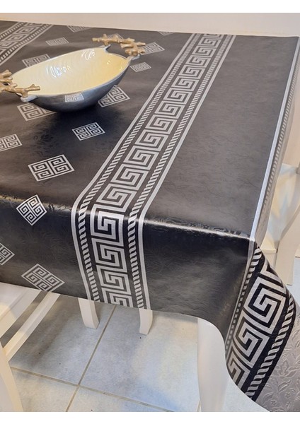 Elyaflı Pvc Muşamba - Desenli Silinebilir Masa Örtüsü fırsatları