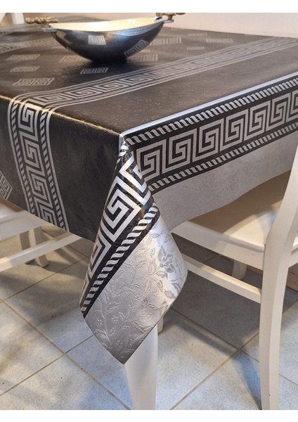 Elyaflı Pvc Muşamba - Desenli Silinebilir Masa Örtüsü