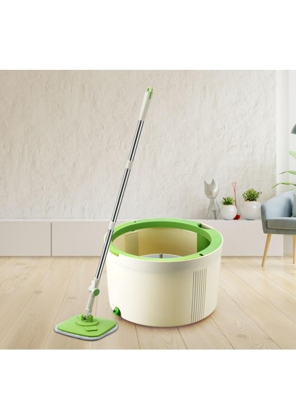 Temiz ve Kirli Su Ayırmalı Paspas Seti, Yedek Bez Hediye, Pratik Temizlik Sağlar