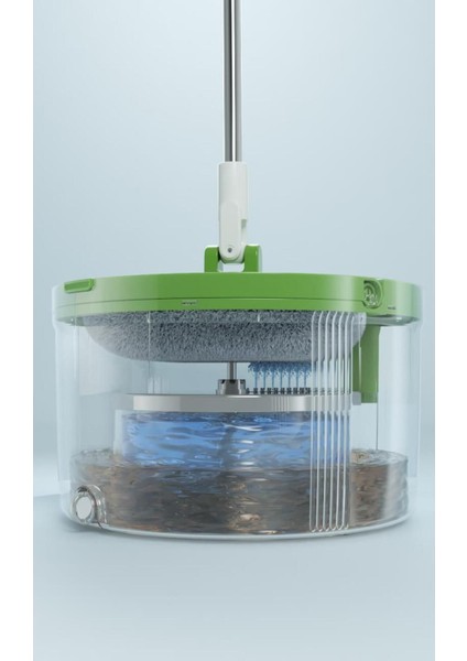 Temiz ve Kirli Su Ayırmalı Paspas Seti, Yedek Bez Hediye, Pratik Temizlik Sağlar fırsatları