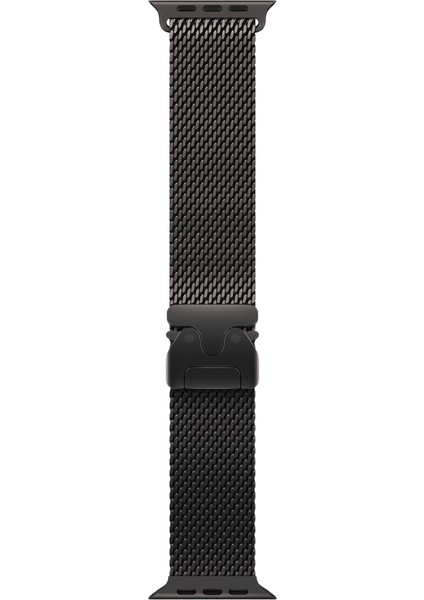 Apple Watch 42-44-45-49 mm Titanyum Kayış Siyah modelleri
