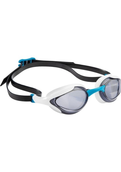 Renkli Aynalı Yüzme Gözlüğü, Siyah/ beyaz/ mavi, Konfor ve Şıklık Sunar