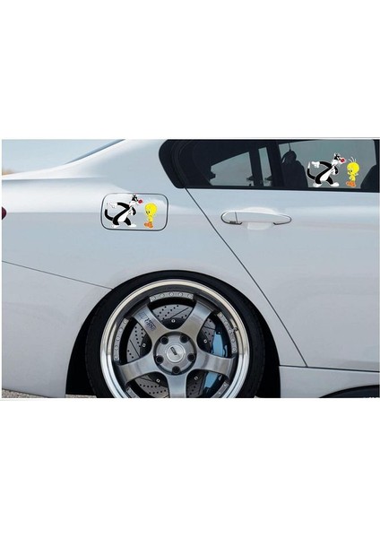 Sylvester & Tweety Sticker Araba, Motorsiklet, Kask, Laptop, Cam Sticker modelleri