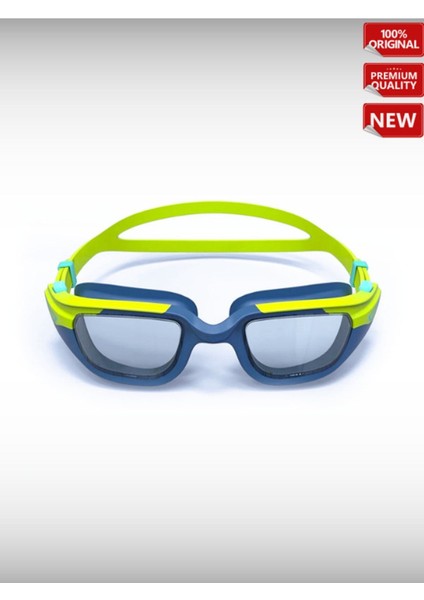 Renkli Yüzücü Gözlüğü, Sarı/ mavi, Şeffaf Cam, S Boy, Spor ve Deniz Kullanımı modelleri