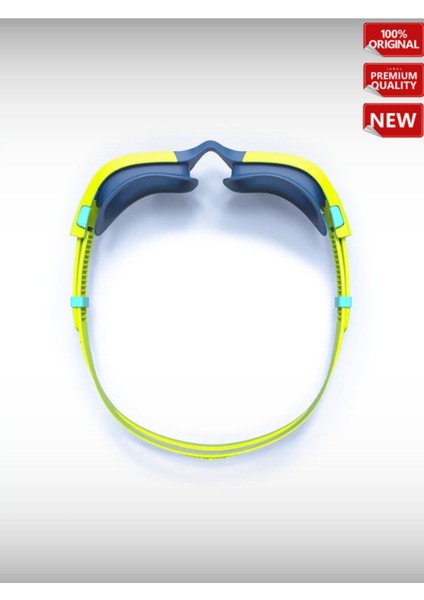 Renkli Yüzücü Gözlüğü, Sarı/ mavi, Şeffaf Cam, S Boy, Spor ve Deniz Kullanımı fırsatları