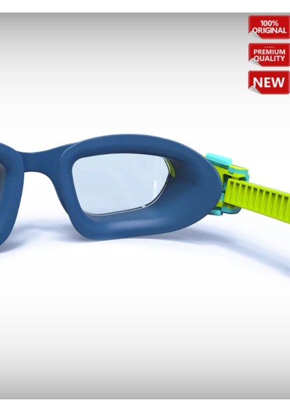 Renkli Yüzücü Gözlüğü, Sarı/ mavi, Şeffaf Cam, S Boy, Spor ve Deniz Kullanımı indirimleri