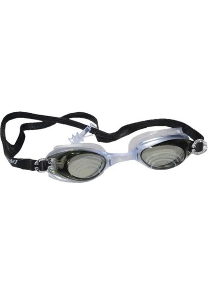 Mavi Yüzücü Gözlüğü, Silikon Şeffaf Taşıma Çantası ve Kulaklık modelleri