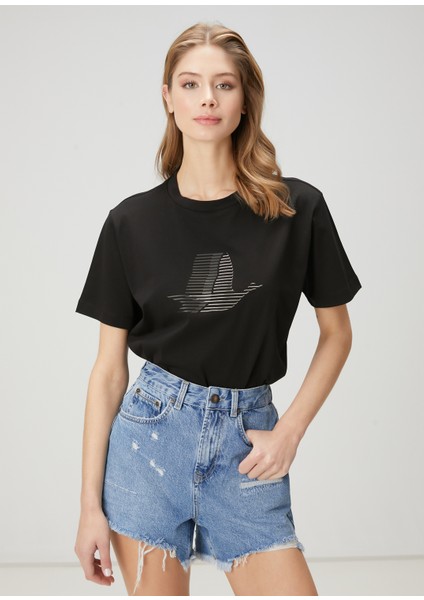 Siyah Logolu T-Shirt