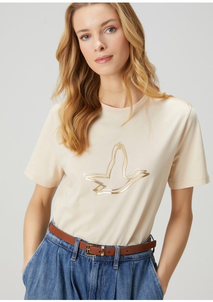 Bej T-Shirt