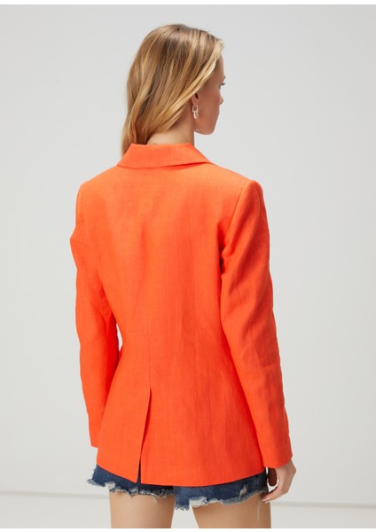 Mercan Keten Blazer