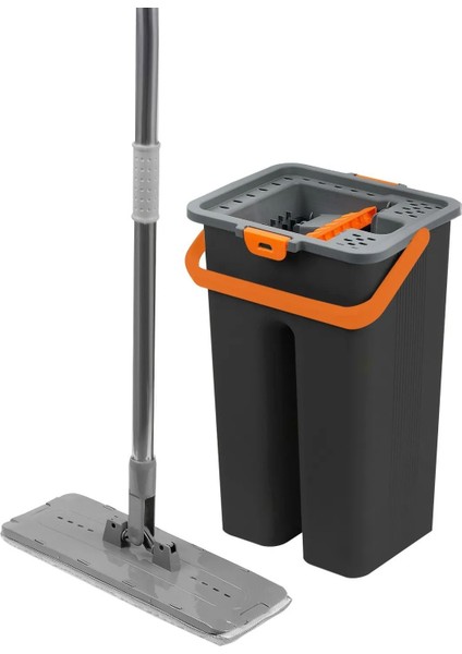 Şık Flat Tablet Mop Temizlik Kova Seti, Yer ve Duvar Silme Için Ideal