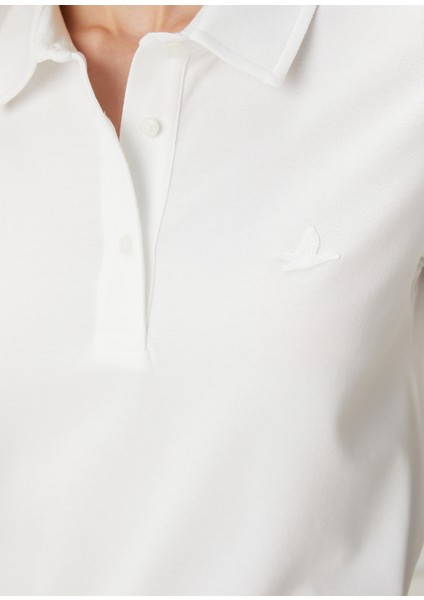 Beyaz Pike Polo T-Shirt indirimleri