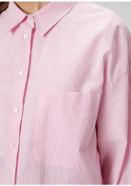 Pembe Çizgili Gömlek
