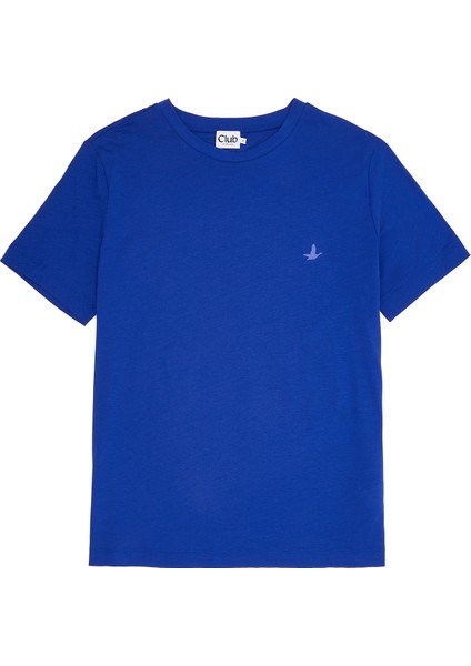 Kobalt Logo Detaylı Basic T-Shirt