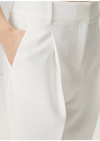 Kırık Beyaz Formal Pantolon