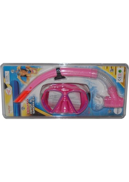 Gençler Için Renkli Gözlük ve Maske Şnorkel Seti, Eğlenceli Deniz Keyfi