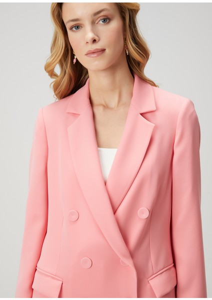 Pembe Kruvaze Blazer