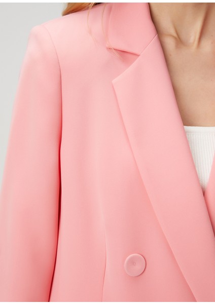 Pembe Kruvaze Blazer