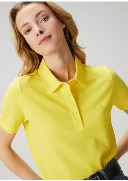 Sarı Pike Polo T-Shirt indirimleri