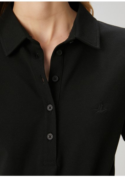 Siyah Pike Polo T-Shirt indirimleri