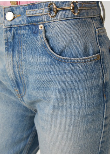 Mavi Aksesuar Detaylı Denim Pantolon