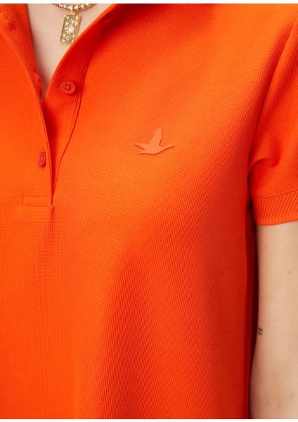 Mercan Mini Pike Polo Elbise