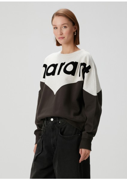 Houston Ekru Kahverengi Sweatshirt