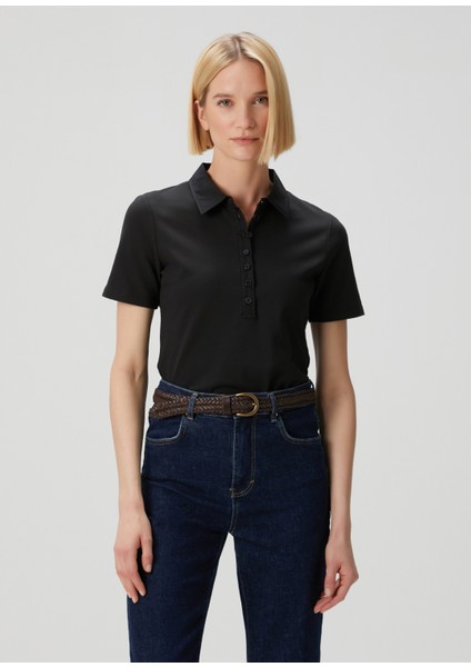 Siyah Polo Yaka T-Shirt fırsatları
