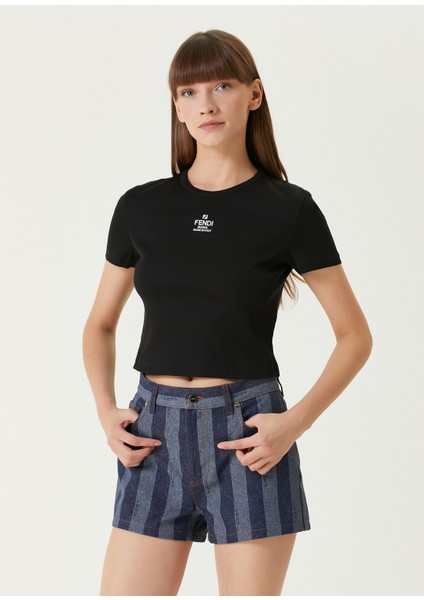 Siyah Logolu T-Shirt