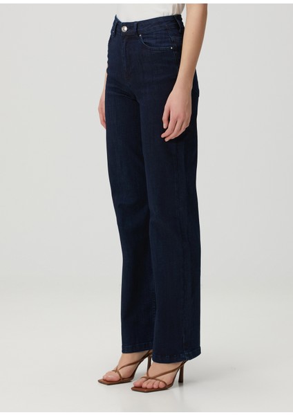 Indigo Düz Kesim Jean Pantolon modelleri