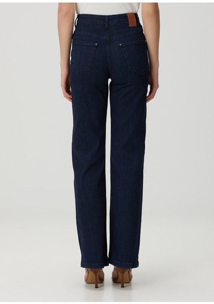 Indigo Düz Kesim Jean Pantolon indirimleri
