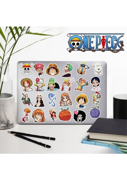 One Piece Defter Suluk Laptop Notebook Tablet Telefon Kılıf Sticker Seti