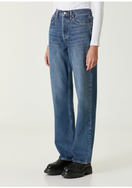 Kelly Mavi Straight Leg Jean Pantolon modelleri