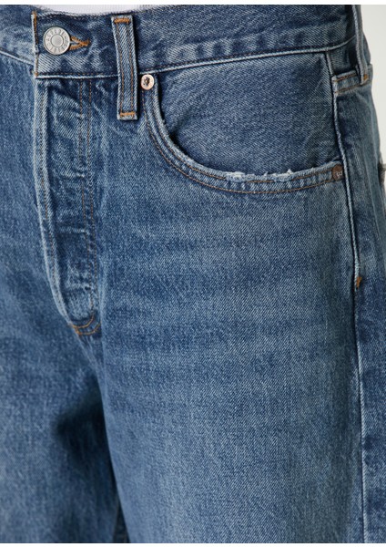 Kelly Mavi Straight Leg Jean Pantolon fırsatları