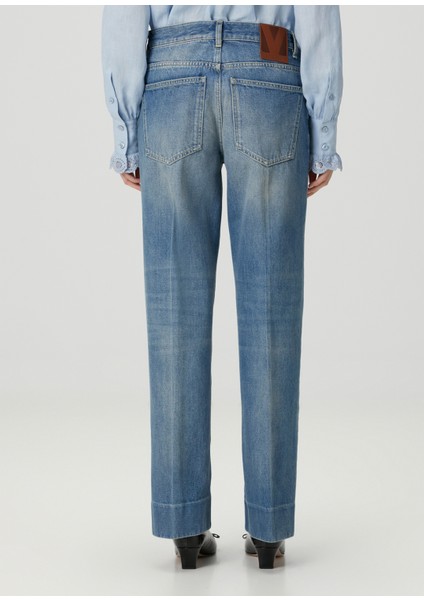 Mavi Straight Leg Jean Pantolon fırsatları