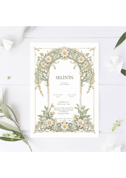 Pure Elegance Kına Kartı