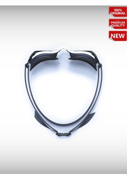 Füme Camlı Yüzücü Gözlüğü Siyah Beyaz Rahat ve Havalı Tasarım fırsatları