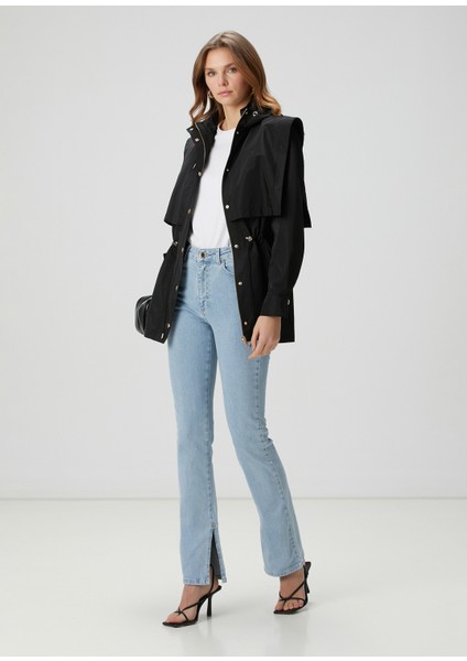 Açık Indigo Mavi Denim Pantolon