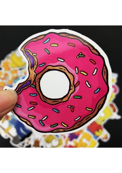 The Simpsons Defter Suluk Laptop Notebook Tablet Sticker Seti