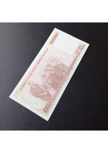 399636856C8AE866FE 7.emisyon 3.tertip I54 Serisi 100BIN Lira Çil Eski Kağıt Para