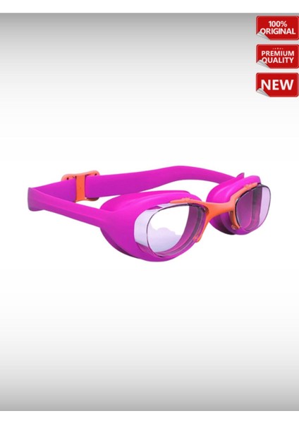 Şeffaf Camlı Yüzücü Gözlüğü, S Boy, Renkli ve Konforlu Tasarım