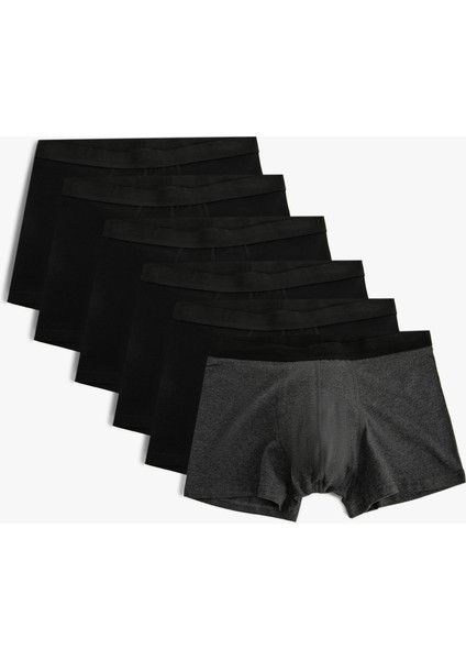 Yeni Sezon Slim Fit Pamuklu Basic Boxer Seti